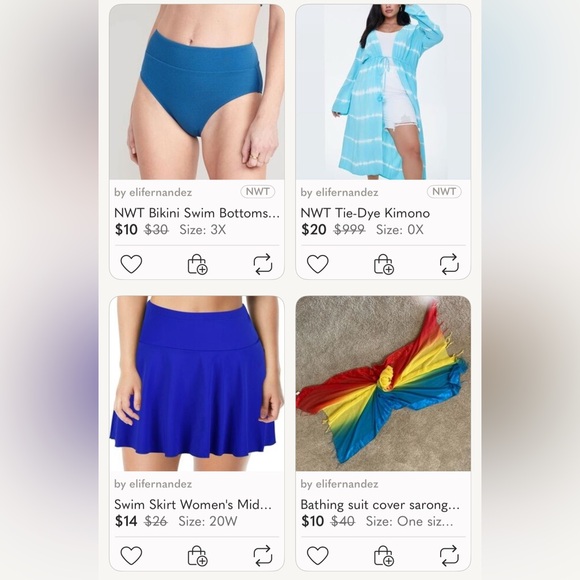 NWT Bikini Swim Bottoms Old Navy Women's High-Waisted Ribbed Classic, Size 3X - Picture 7 of 7